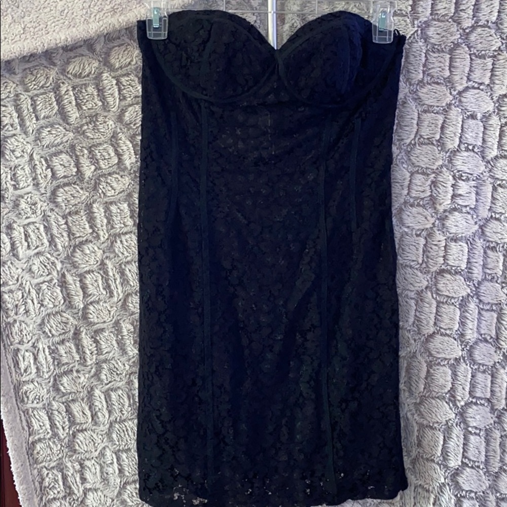 H&M Divided black lace dress, NWT
